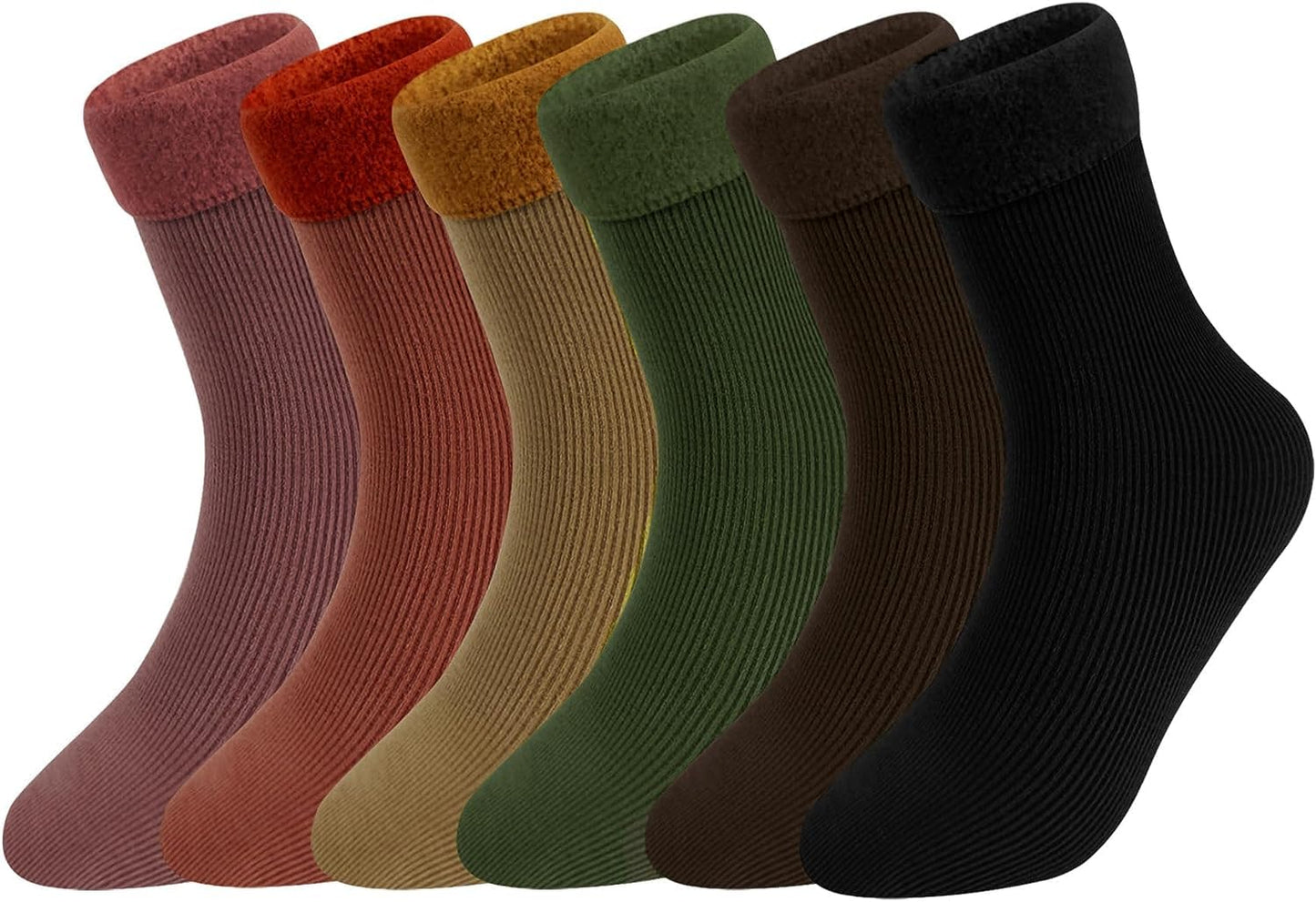 Thermal Fleece-Lined Socks for Men & Women