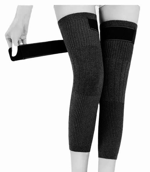 Knee Warmer Winter Thermal Pair with Straps