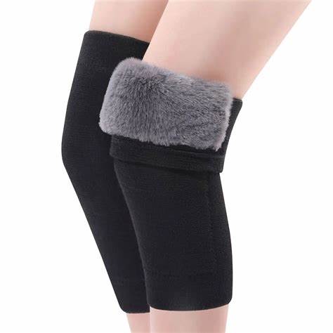 Knee Warmer Winter Thermal Pair with Straps